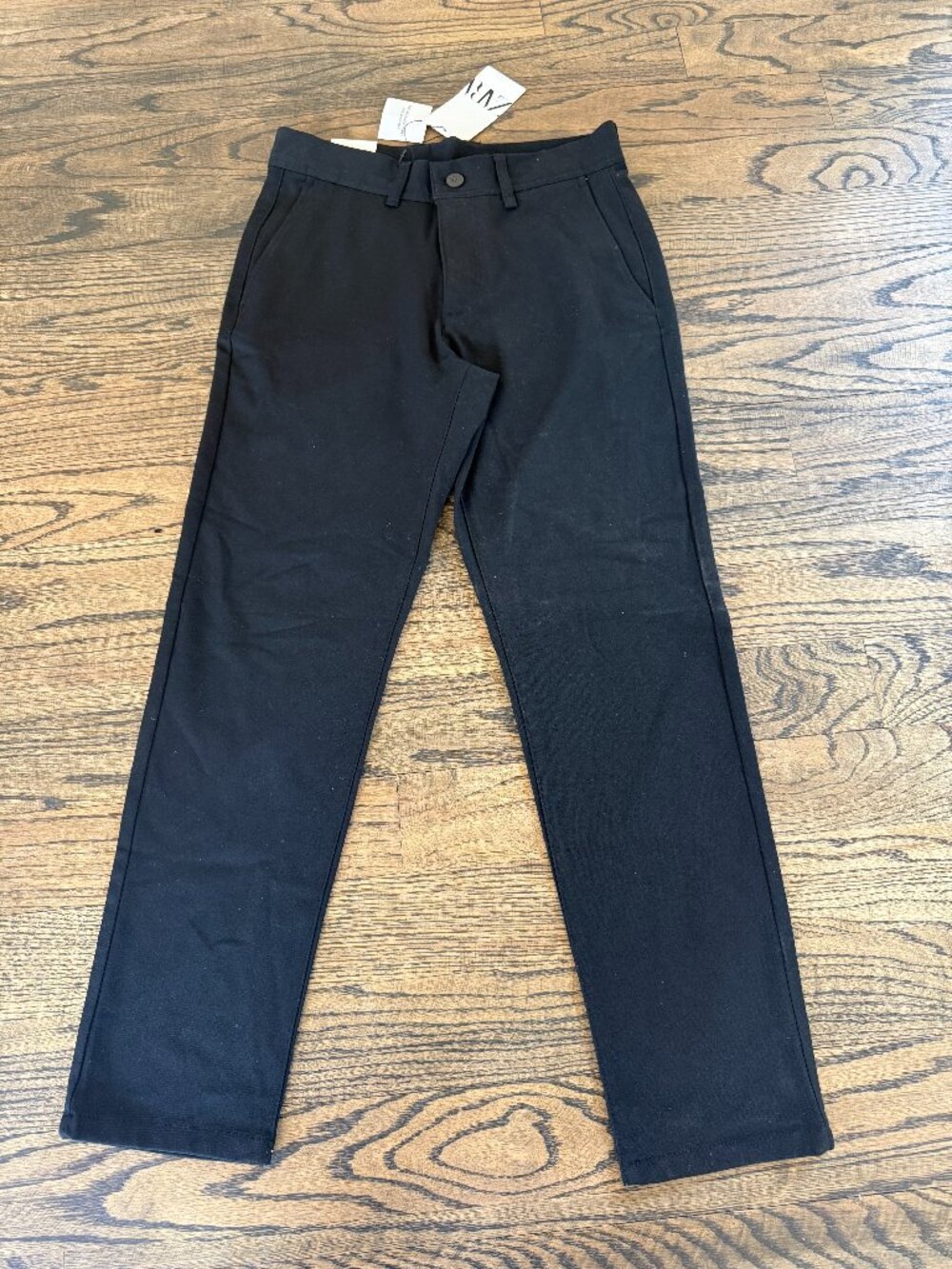 ZARA The Melange Mens Black Dress Pants Slim Bi-Stretch Size 29 W x 28L ~ NWT